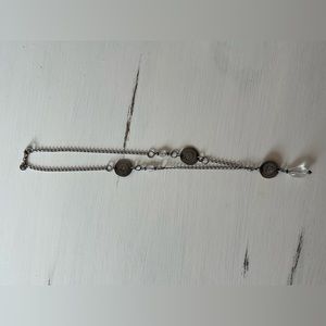 Silpada .925 sterling silver, and crystal teardrop necklace